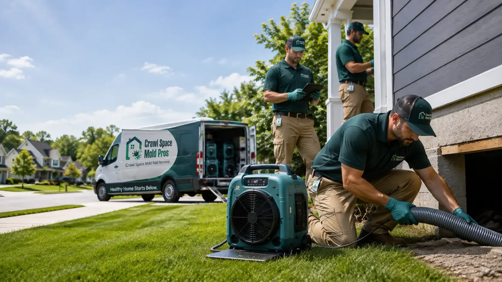 Crawl Space Mold Removal in Lamont, IA
